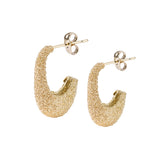 14K Gold Plated Double-Layer Sunflower Stud Earrings - Everyday Luxury for Work & Play - JS7